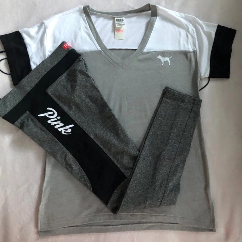 Vs Pink Legging & Tee Set - Picture 7 of 7